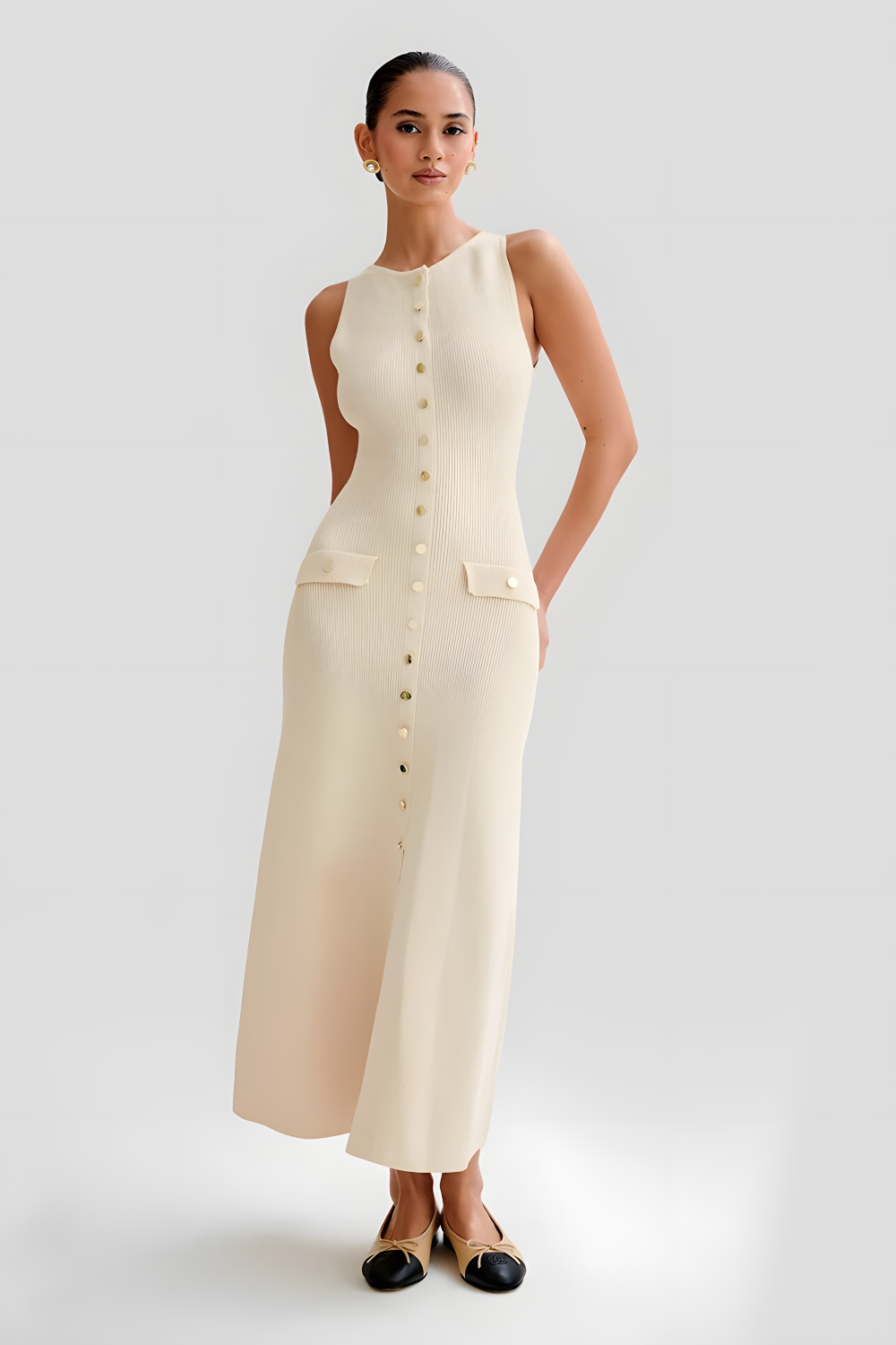 Royale Elegance Maxi Dress