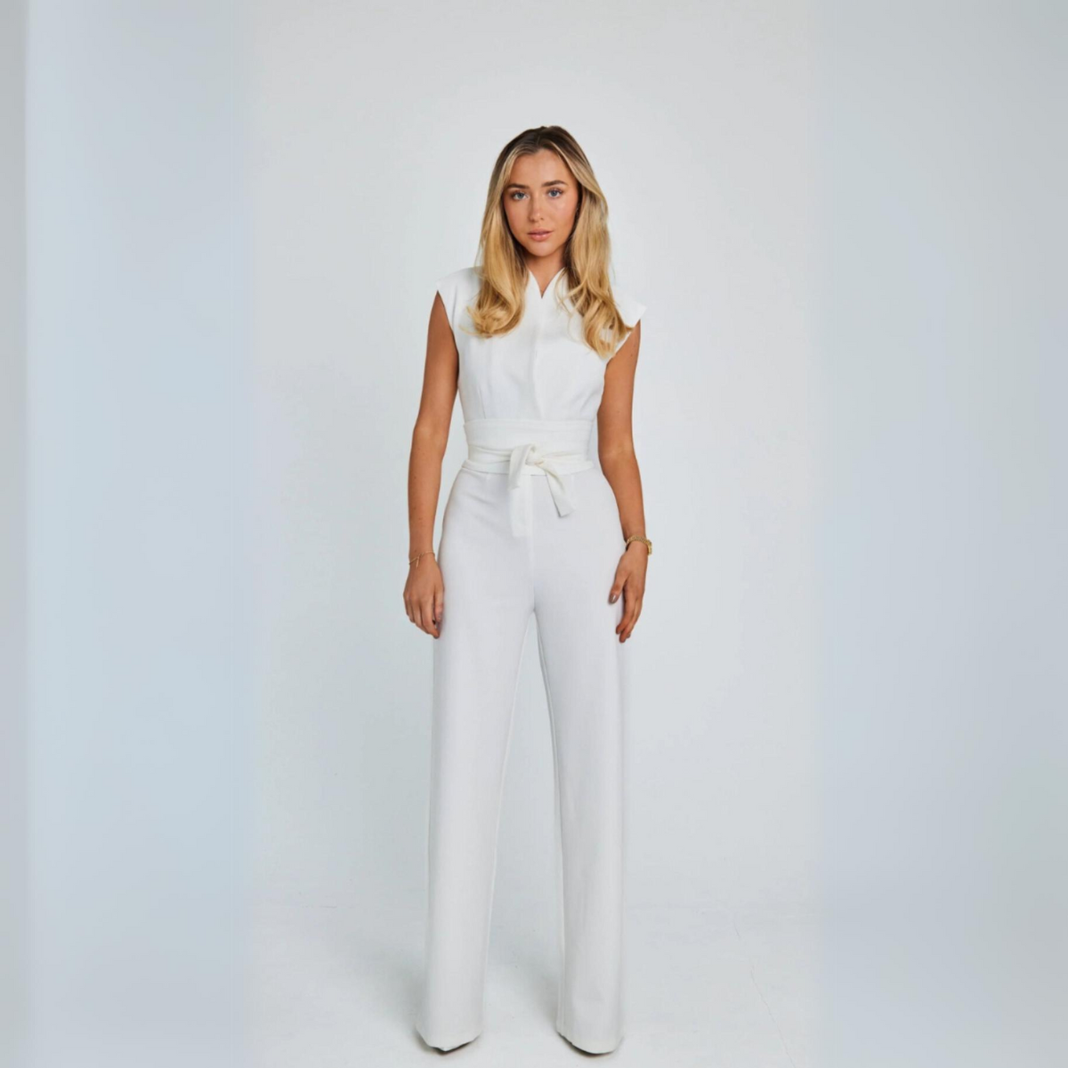 Anna- Retro Wide Leg Jumpsuit