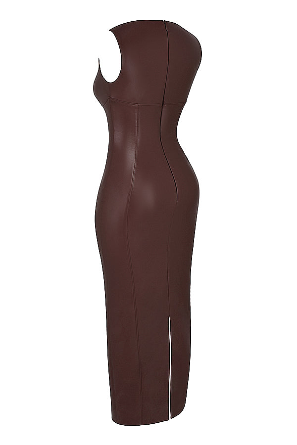 Night Out Leather Dress