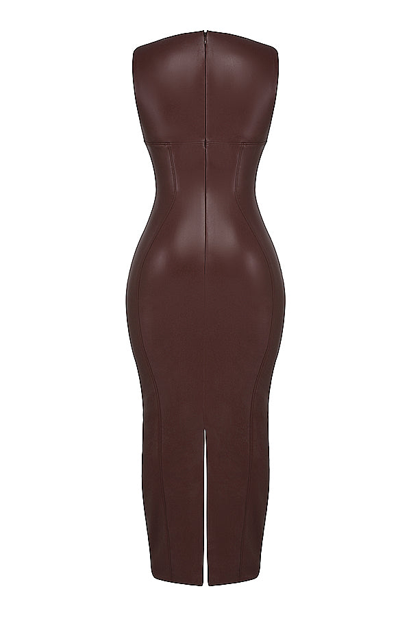 Night Out Leather Dress