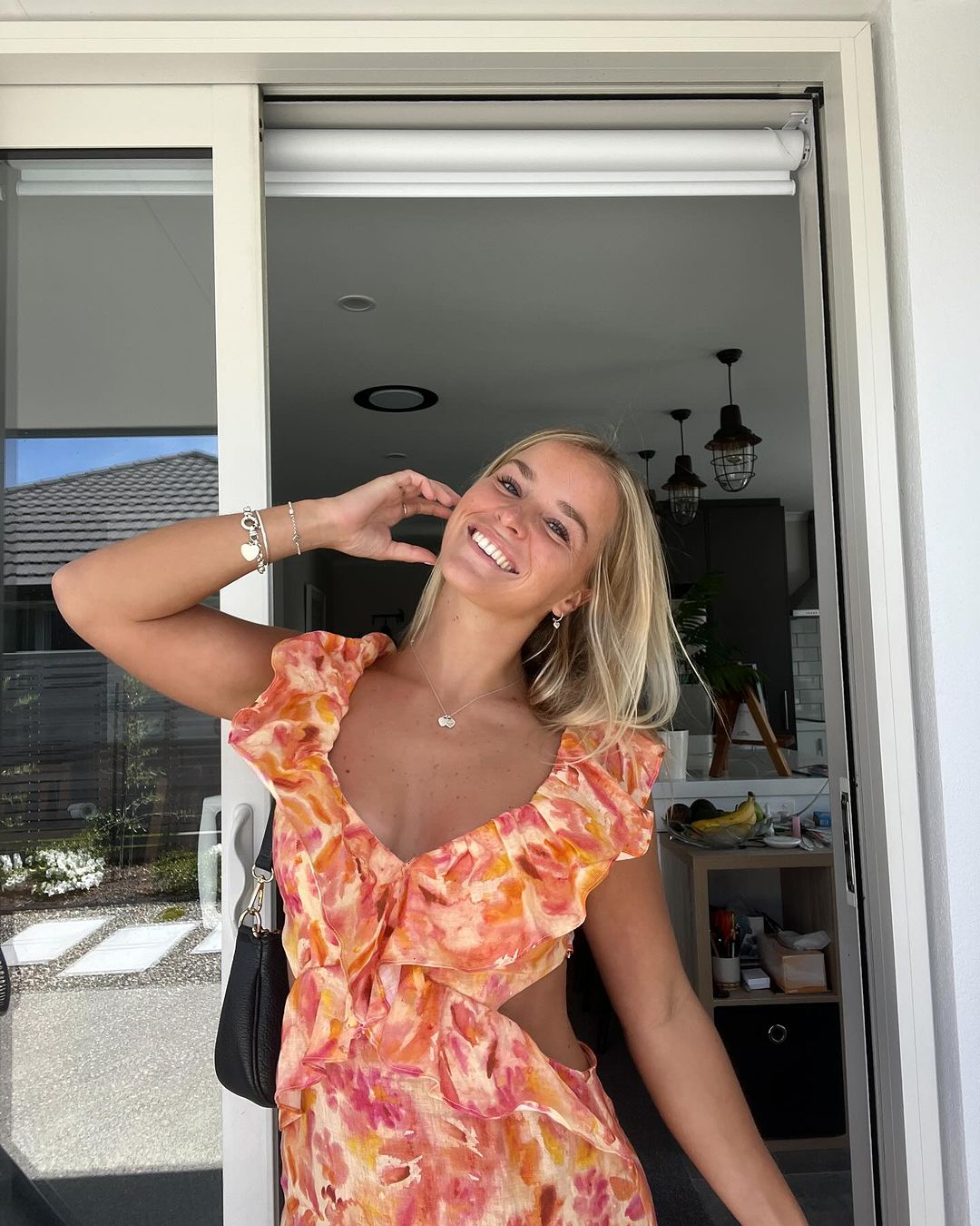 Emma Maxi Ruffle Dress