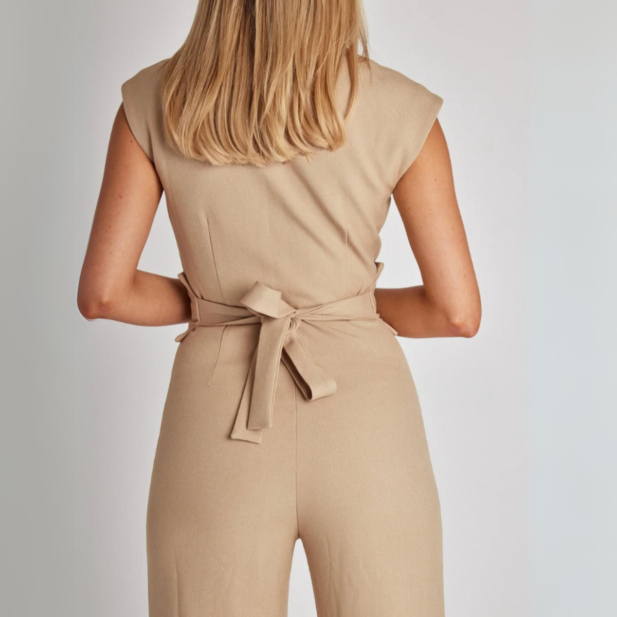 Anna- Retro Wide Leg Jumpsuit
