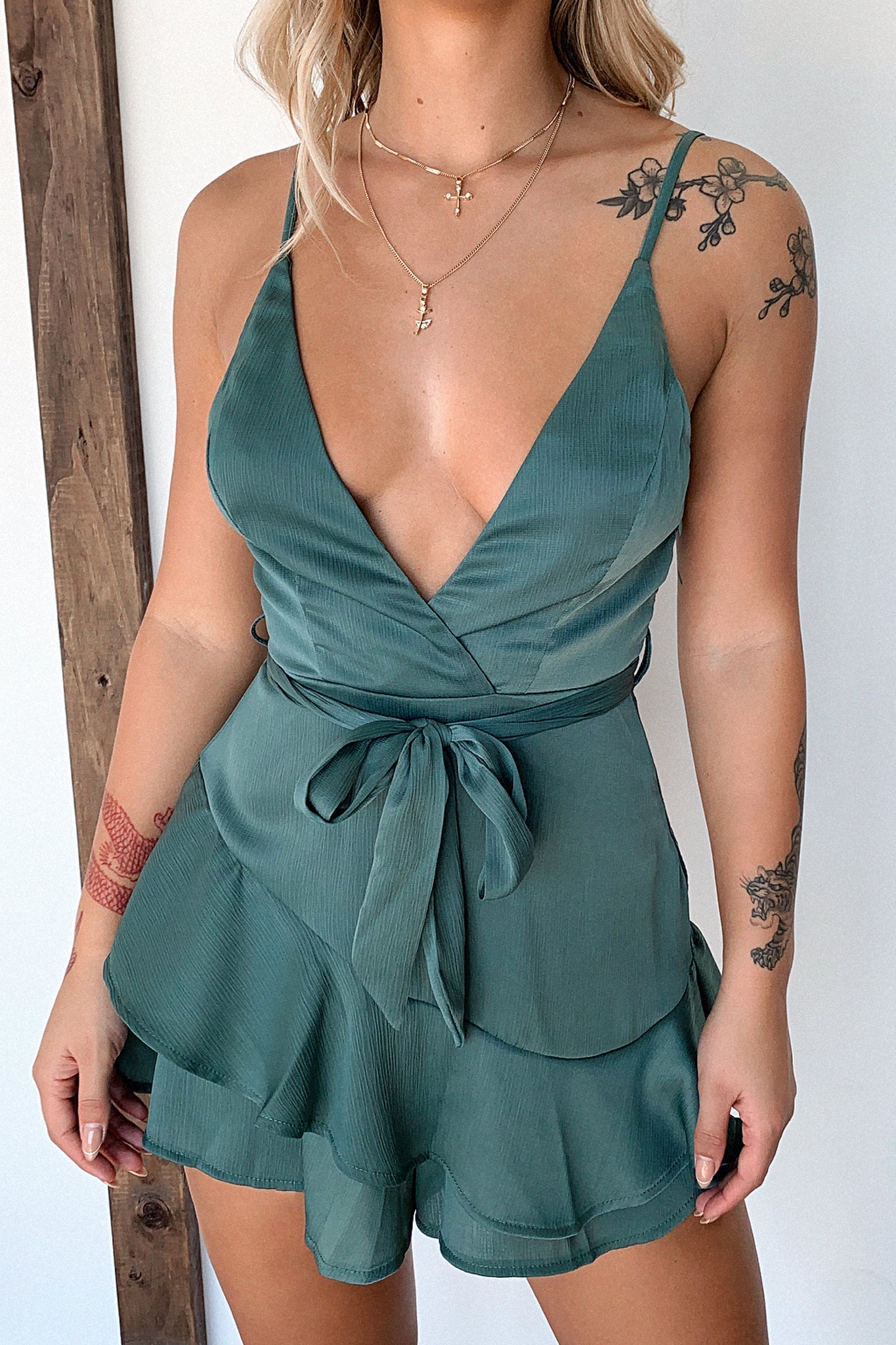 Sereh Ruffled Layered Skirt Dress